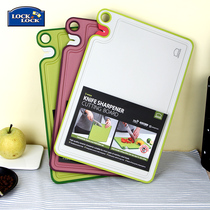 Music buckle antibacterial chopping board food grade plastic anti-mold cutting board household with Grindstone fruit chopping board panel