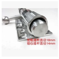 Pure 304 solid stainless steel latch door bolt Door nose door cow anti-theft buckle never rust 14 cm thickened