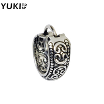 YUKI mens 925 silver earrings single Korean version of the Tide people classical earrings ear buckle temperament girls ear accessories