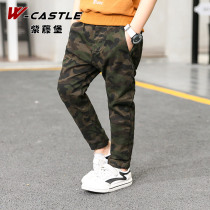 Wisteria Fort Childrens Wear Boys Camouflage Pants Childrens Long Pants Casual Pants Children Boy 2020 Spring New Tide