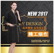 Hairdresshop Customer Service Waterproof Apron Hair Salon Hair Salon Haircut Kimono Skirt Beauty Hair Dressing Gown SPA Beauty Upscale Customer Wear