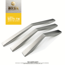 Wi Yi) 304 stainless steel solid cast drawer handle L08-SS ps wardrobe cabinet door handle