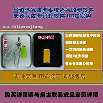Pipeline gas charging system gas charging software natural gas charging management software USB encryption lock