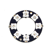 1pcs 8 Bits 8 X WS2812 5050 RGB LED Ring Lamp Light with Int
