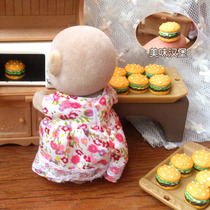1 12 Mini food play house food play scene Small fruit-delicious burger