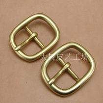 Brass belt buckle belt buckle buckle leather goods accessories (TK47)
