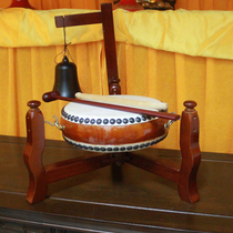 Imported Emperors Bell triangle foldable cowhide flat drum three-ring drum triangle Bell Drum Buddhist instrument instrument instrument instrument