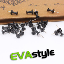 50 boxes of cold black crucifix nails message decorative map nailsmessage sticker fixed