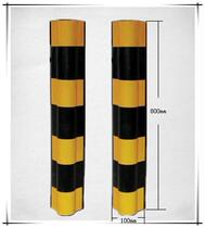 80CM oblong rubber wall corner protector parking lot anti-collision strip reflective corner protection