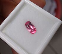 0 885CT rectangular Pincushion Tanzanite mahenge Bright Orange pink spinel ring Faceted bare stone flawless