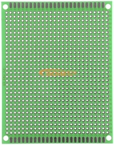 Single-SIDED TIN-SPRAYED GREEN OIL epoxy glass fiber universal BOARD PCB universal BOARD EXPERIMENTAL BOARD 7*9CM THICK 1 6MM