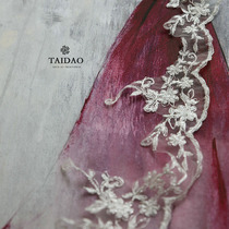 Taiwan new European style DIY car bone lace accessories hair accessories wedding shoes 937 yarn wedding dress skirt lace