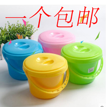  Multifunction Portable Wash Pen Bucket Watercolor Water Powder Painting Barrel Paint Wash Pen Barrel With Tone tray separating layer