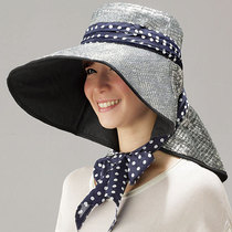 Japan Import Dome Wide Eatery Comfort Ventilated UV UV Sun Protection Lady Neck Protection Neck Protection Sunscreen