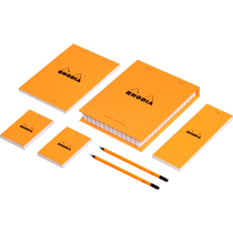 French Rhodia notebook Rhodia classic orange limited gift box notebook set birthday holiday gift gift student simple hand book thickened plan exquisite diary