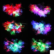 Christmas butterfly fiber flashing color lights LED festive lights flashing lights decorative lights rope lights neon lights 6 models