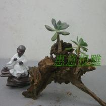 Natural dead wood ornaments Root tree roots carved weathered wood creative home production reverse flow incense burner creative ornaments