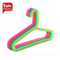 Hangers household clothes Children Baby newborn baby small mini candy color tasteless plastic clothing support