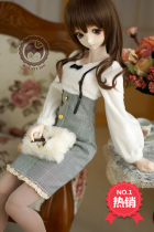 (Meow house)British strap plaid skirt suit lady mature sexy DD 3 points BJD AS baby clothes spot