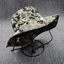 Hat male outdoor fisherman hat Wolf camouflage tactical childrens hat mens hat casual youth camping hat