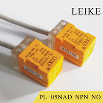 Original LEIKE LEIKE PL-05NAD square metal induction NPN NO normally open proximity switch three-wire