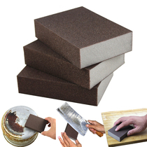 Magic Brush pan dishwashing sponge wipe sponge wipe nano Emery pot bottom to remove dirt and rust cleaning brush 6 pack