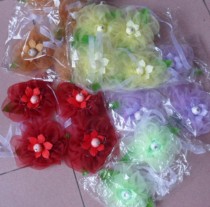  Cord curtain tied flower curtain tied flower tied rope Sun flower cute curtain tied door curtain tied buckle tied rope curtain buckle