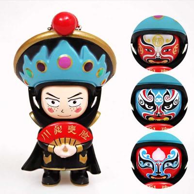 The Beijing Xiao Changcheng Doll Car Sichuan Drama 6 faces a full Chinese anime little mans door diy Hotel landscape imitation ancient