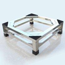 Elevated stainless steel washing machine base refrigerator bracket disinfection cupboard bracket increased and reinforced Universal Shelf