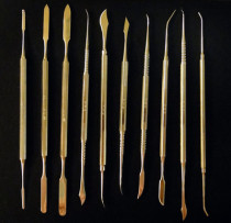 High quality German steel plastering knife American soil tool model Stainless steel sculpture knife new version of the whole set to send the package