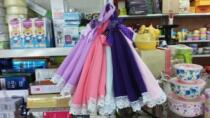 Lace hanging hand towel can be used as kitchen pot cover towel Multi-function kitchen bathroom hand towel Multi-color
