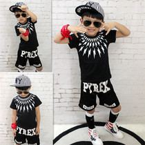 Street dance parent-child shorts Summer Street Tide brand boys and children breathable mesh sports shorts MC rap performance pants