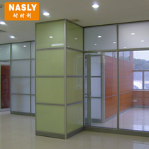 Office glass partition wall office building high compartment double-layer soundproof tempered glass aluminum alloy screen with Louver