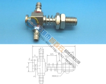 Manipulator Accessories Halfilm gold sucker seat M8 - L43 - 09 robotic sucker gold bracket