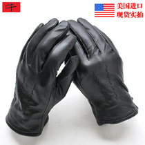 American ROCKY military fan gloves winter thickened full-finger mens tactical black leather motorcycle military gloves warm and cold