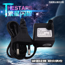 Fish Tank Submersible Pump Silent Bottom Suction Pump Aquarium Fake Mountain Drop Flow Filter Small Water Pump Fabrication 3W5W