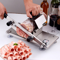 Small Stainless Steel Lamb Slicer Stainless Steel Manual Home Commercial Lamb Roll Fat Beef Cutter 1 Blade