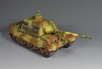 World of Tanks 1: 35 WWII German Jadgtiger Tiger Hunting heavy Tank spot camo old paint