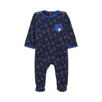 Fauni S home pure original baby climbing to newborn baby boys baby air cotton one-piece clothes warm pyjamas go out to suit