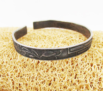 Beijing Jindian~Seikos work of old silver childrens bracelet good charm enough Xinjiang collection of old silverware series