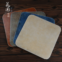 Mediterranean antique antique brick 500x500 European dining room living room floor tile with corner flower right angle brick Special