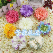 Emulated floral head cola floral flowers diy hat floral photography props flower headwear decoration flowers 8 5CM