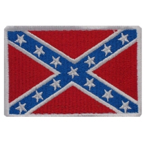 U.S. Civil War South Army Flag Sticker Embroidery Standard Sticker Velcro stamp custom
