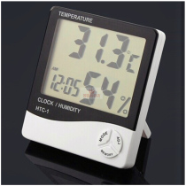 Large screen household thermometer temperature moisture-proof hygrometer high precision indoor electronic thermometer with electronic alarm clock