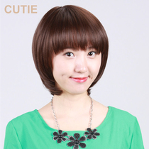 Prettiness wig short hair female bobo head new can qi can oblique bangs high temperature silk fluffy repair face short hair