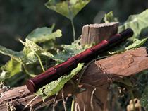 Mahogany wood crafts Small leaf red sandalwood old material Flame bamboo incense incense tube incense box line incense tube boutique