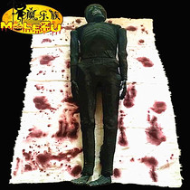 Film and TV ghost house secret room decorated with horror hanging ghost standing dry corpse Rotten Zombie Mummy Vampire Dummy props