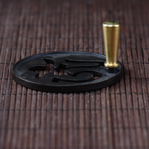 Tibetan Buddhist supplies copper antique humming shape incense measures 6cm in diameter