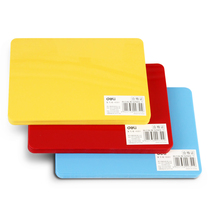 Productive 9351 color environmental protection PP rewriting board students writing plastic pad office learning