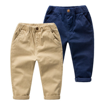 Childrens cotton casual pants Spring and autumn new childrens clothing boys pants Large childrens baby sports fashion childrens pants